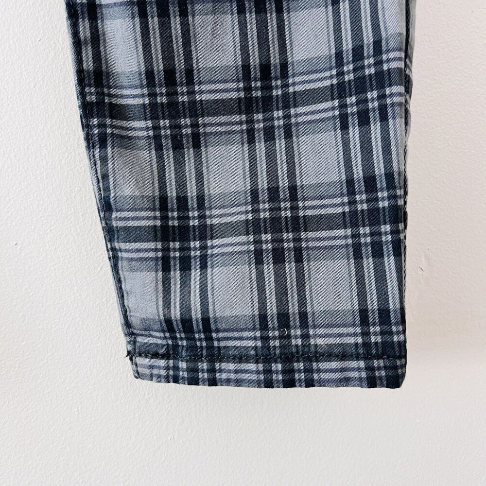 Nine West Heidi Pull Skinny Black & Gray Thick Knit Cotton Blend Pants Size 14 - Picture 6 of 10